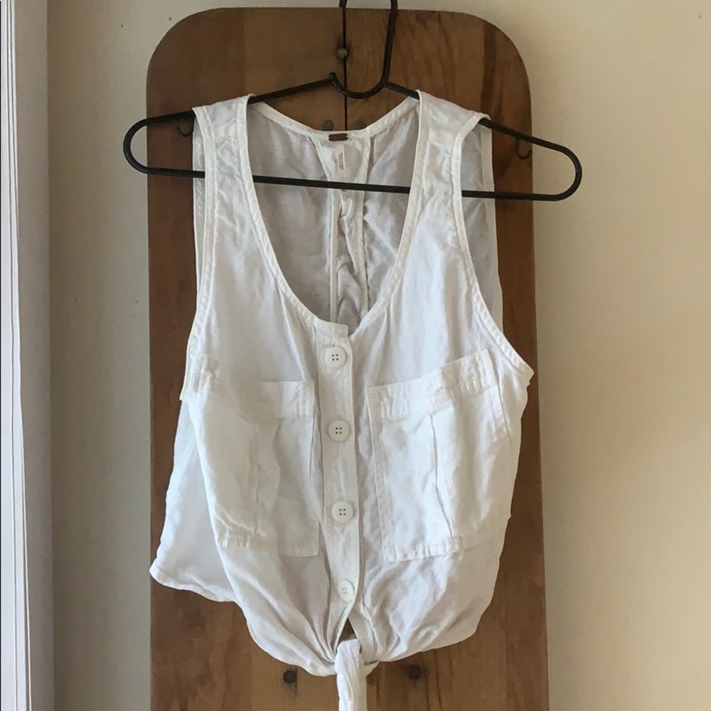 Anthropologie Linen top